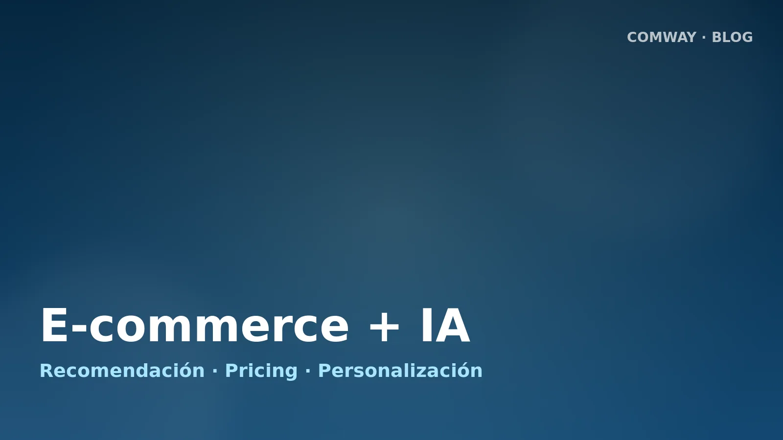 Pantalla de e-commerce con sugerencias de productos personalizadas y barra de búsqueda inteligente